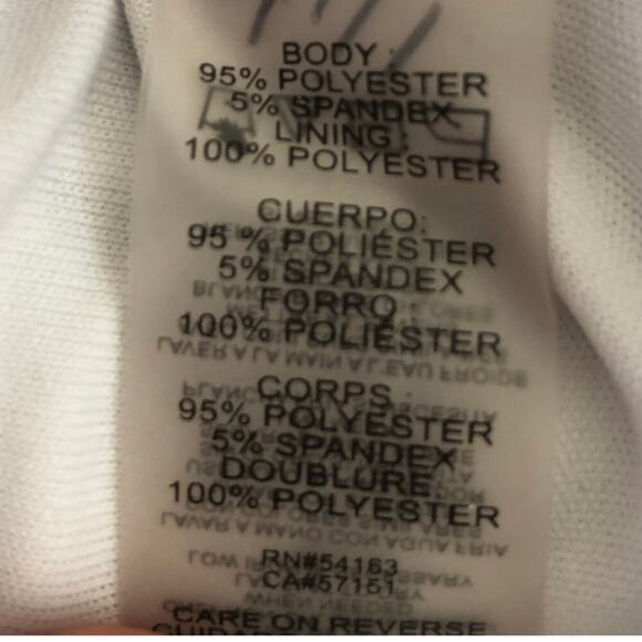 Calvin Klein 1X Floral Abstract Print Shift Dress Red Black White‎ Plus Size - Picture 13 of 14